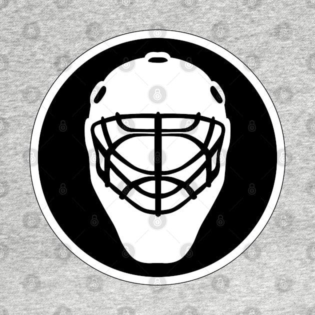 HOCKEY GOALIE MASK by HOCKEYBUBBLE